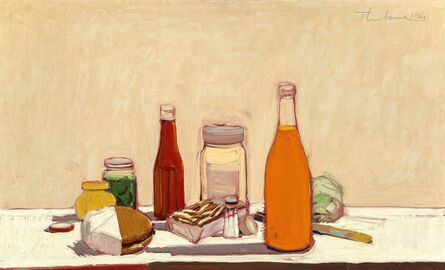 Wayne Thiebaud, ‘Orange Drink’, 1961