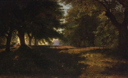 Francois Louis Francais, ‘Evening in the Woods, St. Cloud’, 1843