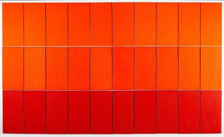 Bernard Aubertin, ‘Simplement rouge’, 1998/99