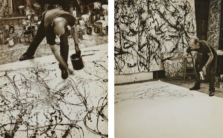 Hans Namuth, ‘Selected Images of Jackson Pollock painting’, 1950