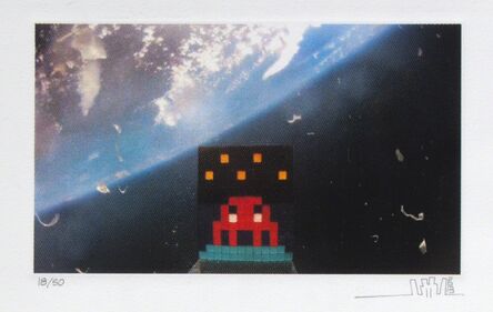Invader, ‘3D Art4Space’, 2013