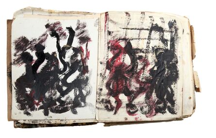 Purvis Young, ‘Untitled (Book with approx 42 individual drawings)’