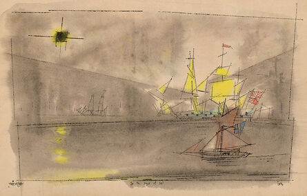 Lyonel Feininger, ‘In the Days of Sail’, 1944