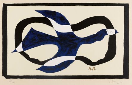 Georges Braque, ‘Oiseau traversant un nuage (Oiseau XI)’, 1957