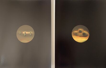 Tauba Auerbach, ‘Pilot Wave Induction (altered stills), set of two C-prints’, 2018