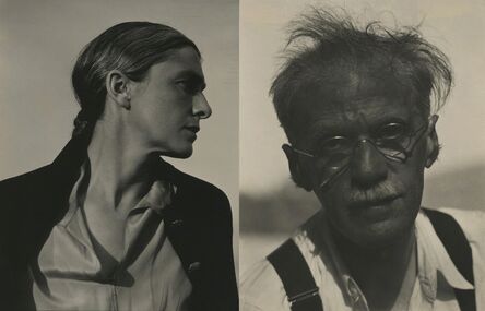 Paul Strand, ‘Two works: Alfred Stieglitz, Lake George, New York and Rebecca Strand, New Mexico’, c. 1929 and 1930