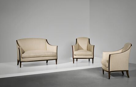Jean-Michel Frank, ‘Unique canapé and pair of armchairs, designed for Robert Chevalier, Épinal’, circa 1927