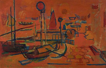 Fulvio Bianconi, ‘Seashore’, 1950 ca
