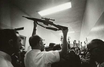 Lawrence Schiller, ‘Oswald's Gun, Dallas Polic Station, Dallas Texas, November 23, 1963’, 1963