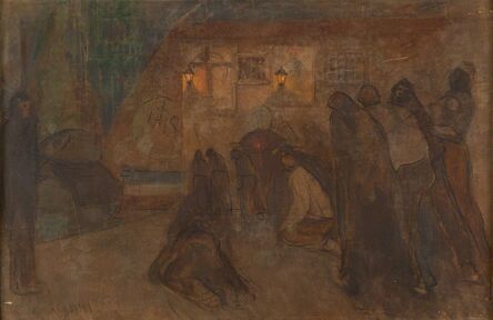 Lorenzo Viani, ‘Epidemia (studio)’, 1907-1909 ca.