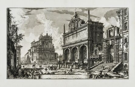 Giovanni Battista Piranesi, ‘Veduta del Castello dell'Acqua Felice, from: Vedute di Roma’, 1751