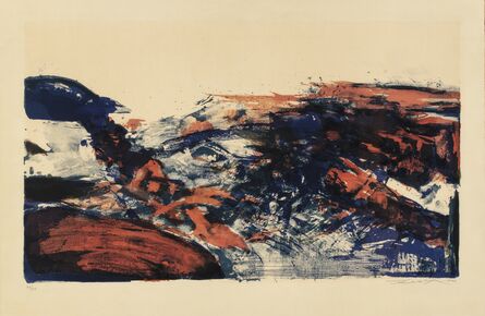 Zao Wou-Ki 趙無極, ‘A la gloire de l'image et art poétique’, 1976