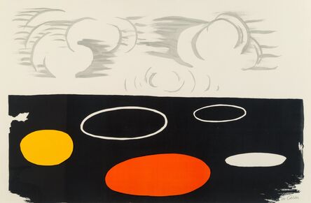 Alexander Calder, ‘Clouds and Discs’