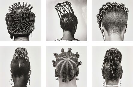J.D. 'Okhai Ojeikere, ‘Hairstyles’, 1968-1975