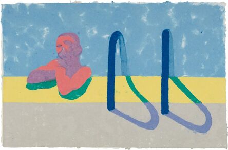 David Hockney, ‘Gregory in the Pool E (Paper Pool 4)’, 1978