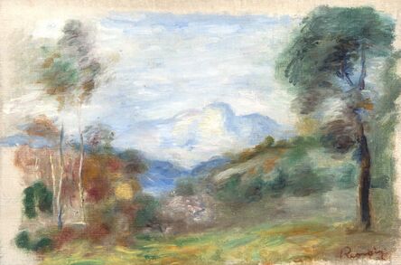 Pierre-Auguste Renoir, ‘Vallée de la Cagnes, le Baou de Saint-Jeannet’, Painted in 1905.