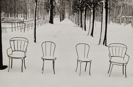 Martine Franck, ‘Snow in Jardin des Tuileries’, 1978