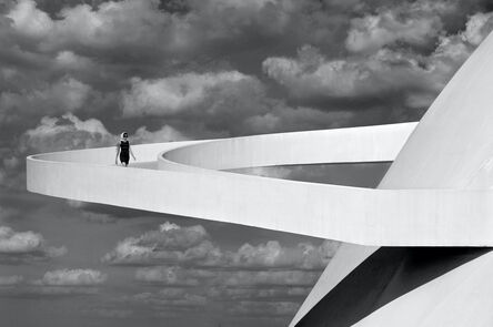 Olaf Heine, ‘Girl Descending A Ramp, Brasilia’, 2012