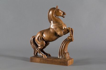 Hans Huggler-Wyss, ‘Rampant Horse’, ca. 1925