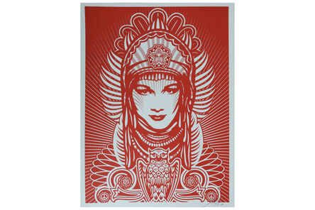 Shepard Fairey, ‘Peace Goddess (Red)’, 2007