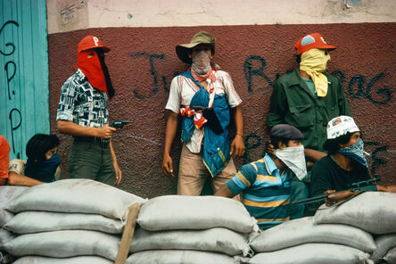 Susan Meiselas, ‘Muchachos await the counterattack by the National Guard, Matagalpa, Nicaragua, 1978’, Printed 2012