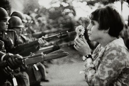 Marc Riboud, ‘Young girl holding a flower, Washington’, 1967