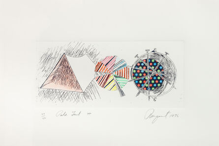 James Rosenquist, ‘A pair of works (Bottomless House; Pale Tent II)’, 1976