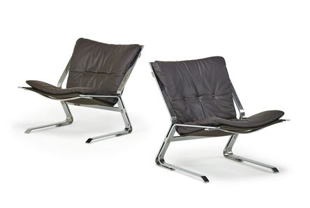Elsa & Nordahl Solheim, ‘Elsa & Nordahl Solheim Pair Of Lounge Chairs’, 1960s
