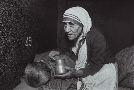 Mary Ellen Mark, ‘Mother Teresa Feeding a Man at the Home For the Dying, Calcutta, India’, 1980