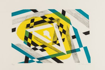 Stanley William Hayter, ‘Triangle; Convex Mirror (Black and Moorhead 385; Black and Moorhead 412)’, 1975 and 1980