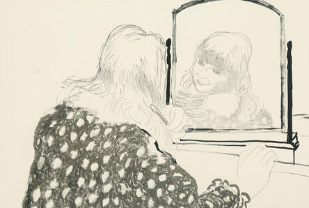 David Hockney, ‘Ann combing her hair’, 1979