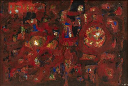 Nam Kwan, ‘Composition en rouge’, 1963