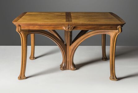 Eugene Gaillard, ‘An extending dining table’, circa 1904