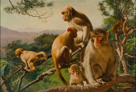 Chua Mia Tee, ‘Monkeys of the Goldenhill’, 1997