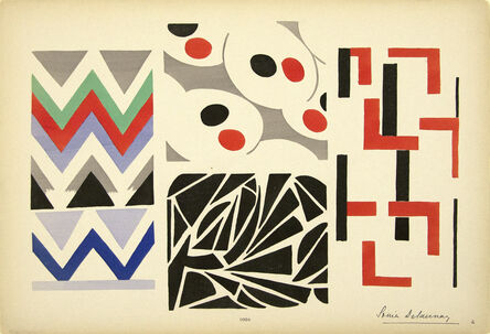 Sonia Delaunay, ‘From "Ses Peintures, Ses Objets" Plate 4’, 1924