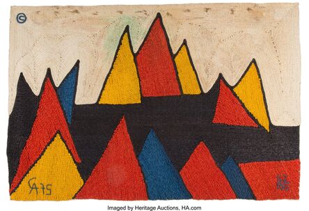 Alexander Calder, ‘Pyramids Tapestry’, 1975