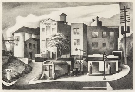 Benton Spruance, ‘Supplies for Suburbia’, 1938