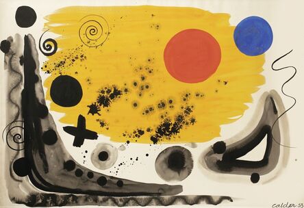 Alexander Calder, ‘Spheres and Stars’, 1953