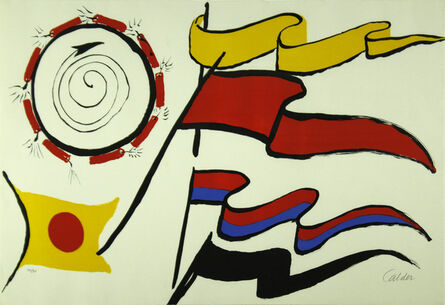 Alexander Calder, ‘Oriflammes’