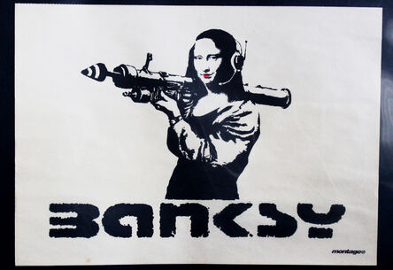 Banksy, ‘Mona Bazooka Promo Poster’, 2002