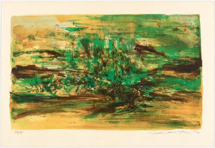Zao Wou-Ki 趙無極, ‘Composition en vert’, 1964