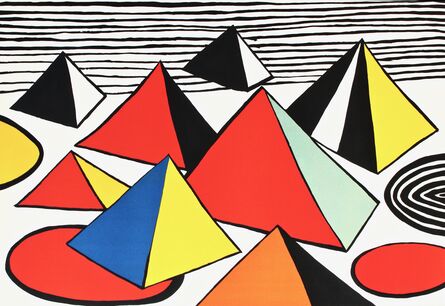 Alexander Calder, ‘Pyramids (Tank Trap)’, c. 1975