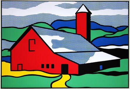 Roy Lichtenstein, ‘Red Barn’, 1987