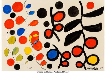 Alexander Calder, ‘Black is Dominant’, 1969