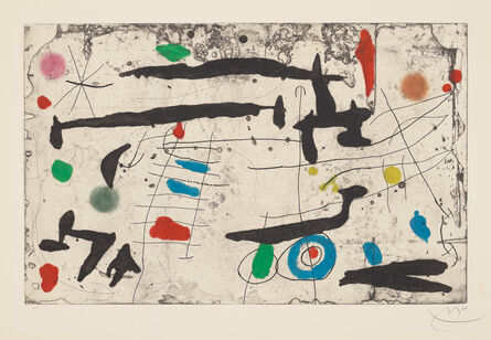 Joan Miró, ‘Tracé sur la paroi II (Drawn on the Wall II)’, 1967