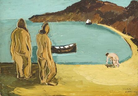 Elizabeth Irving Watson, ‘Bathers on a shore’
