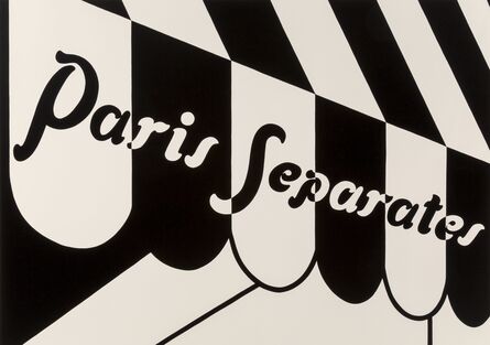 Patrick Caulfield, ‘Paris Seperates’, 1973