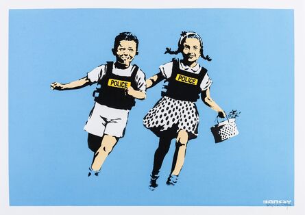 Banksy, ‘Jack and Jill (Police Kids) (Signed)’, 2005