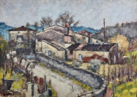 Ardengo Soffici, ‘Landscape’, executed in 1953