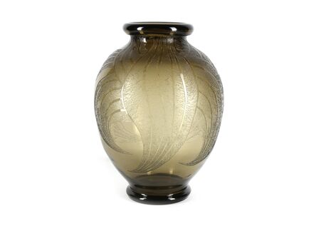 Bayel, ‘A French Art Deco smoked glass vase’, circa 1930s